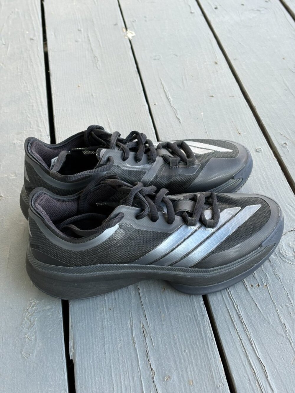 Mens Black Adidas Basketball Shoes Size 7